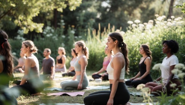 Plantes médicinales et yoga au féminin